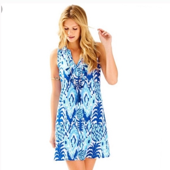 Lilly Pulitzer Dresses & Skirts - Lilly Pulitzer pineapple sleeveless dev dress
